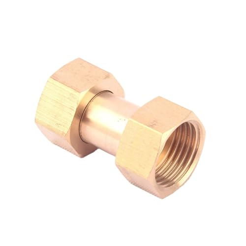 1 x Messing 1,27 cm Innengewinde Buchse Gartenbewässerungsrohradapter Metallverbinderteile Kupplungsnippel Armaturen von BYCIFRLG