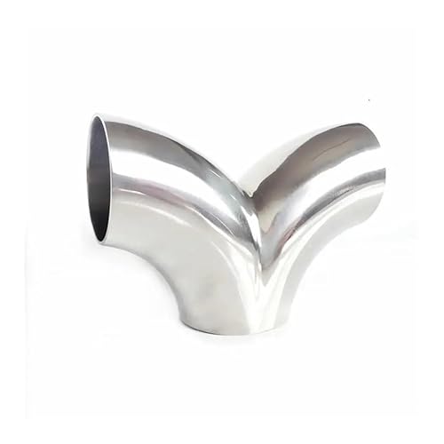 108mm 4.25" Pipe OD Butt Welding Y-Shaped Elbow 3 Way SUS 304 Stainless Fitting Spliter Homebrew Beer Wine von BYCIFRLG