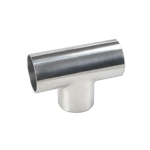 16mm Pipe OD Butt Welding Tee 3 Way SUS 316L Stainless Steel Fitting Spliter Homebrew Beer Wine von BYCIFRLG