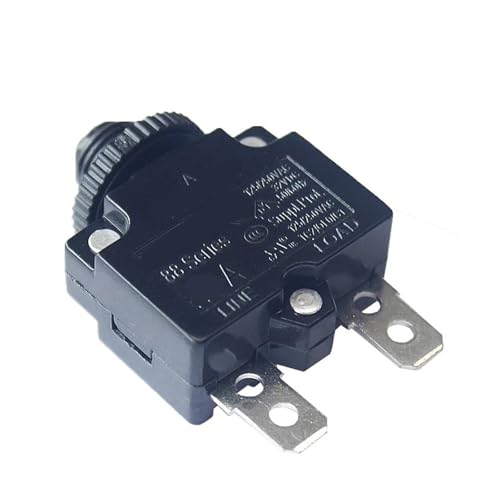 1PC Reset Fuse Circuit Breaker 9A Thermal Switch Overload Protector Push Button Black von BYCIFRLG