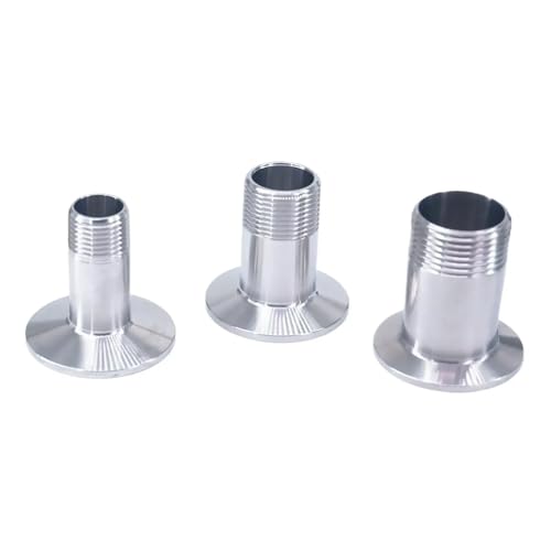 1pc 1-1/4" NPT Male x 1.5" Tri Clamp 304 Stainless Steel Ferrule Fitting Home Brew Beer 1pc 1-1/4" NPT Male x 1.5" Tri Clamp 304 Stainless Steel Ferrule Fitting Home Brew Beer von BYCIFRLG