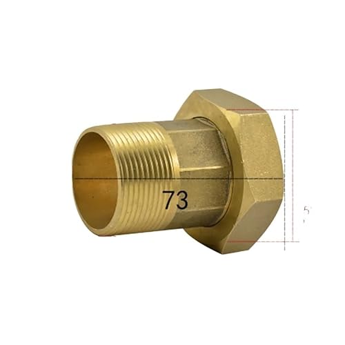 2" Female To 1-1/2" Male Hex Brass Union Pipe Fitting Water Gas Oil For Water Meter 2" Female To 1-1/2" Male Hex Brass Union Pipe Fitting Water Gas Oil For Water Meter von BYCIFRLG