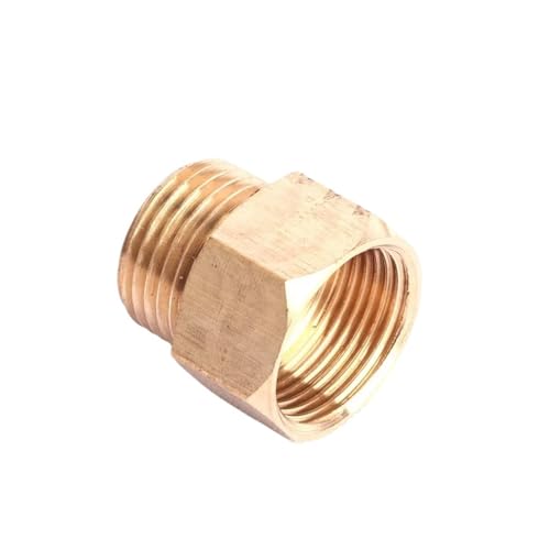 2 Stück 1,27 cm M22 Gewinde Messing Anschluss für Gartenbewässerung, Bewässerung, Wasseradapter, Waschen, Autoarmaturen 2 Stück 1,27 cm M22 Gewinde Messing Anschluss für Gartenbewässerung, Bewässerung, Wasseradapter, Waschen, Autoarmaturen von BYCIFRLG