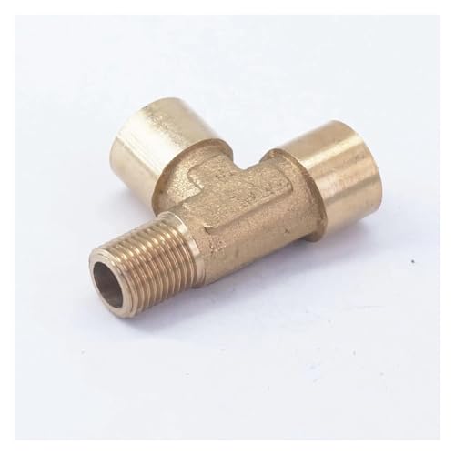 2pcs 1/4" Female-Female-Male Tee 3 Way Brass Pipe Fitting Connector Water Fuel Gas 2pcs 1/4" Female-Female-Male Tee 3 Way Brass Pipe Fitting Connector Water Fuel Gas von BYCIFRLG