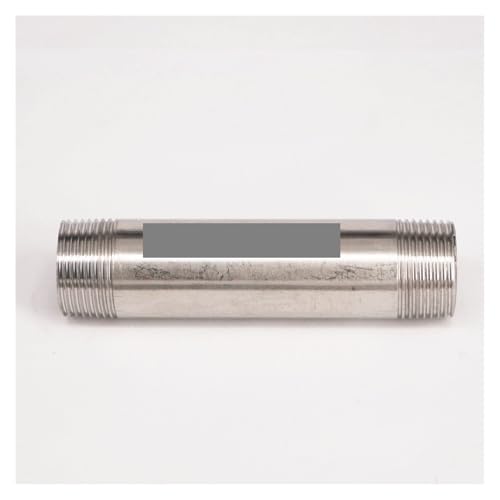3/4" Equal Male Thread Length 100mm Barrel Nipple 304 Stainless Pipe Fitting Connector Coupler water oil air von BYCIFRLG