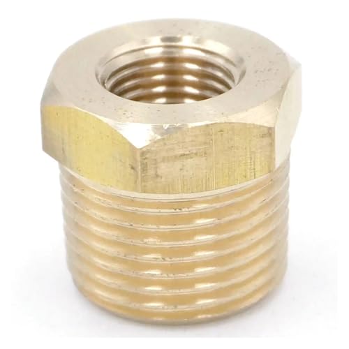 3/8" BSPT Male x 1/8" NPT Female Reducing Bushing Brass Pipe Fitting Connector Adapter Air Gas Fuel Water 3/8" BSPT Male x 1/8" NPT Female Reducing Bushing Brass Pipe Fitting Connector Adapter Air Gas Fuel Water von BYCIFRLG