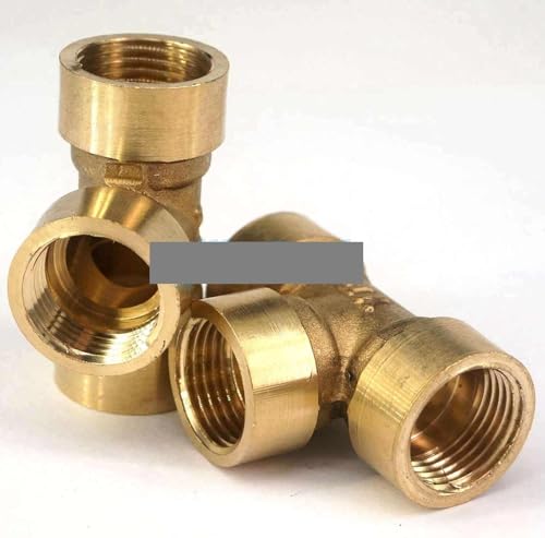 3/8" Female 3 Ways Tee Brass Coupler Adapters Fittings Connectors 3/8" Female 3 Ways Tee Brass Coupler Adapters Fittings Connectors von BYCIFRLG