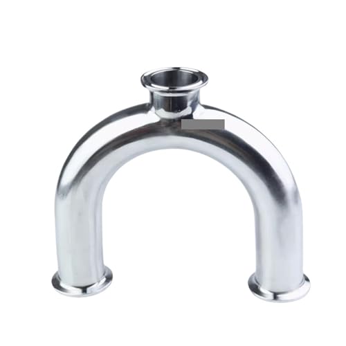 51mm Pipe OD 2" Tri Clamp U Shaped Bend 3 Way SUS 304 Stainless Fitting Spliter Homebrew Beer 51mm Pipe OD 2" Tri Clamp U Shaped Bend 3 Way SUS 304 Stainless Fitting Spliter Homebrew Beer von BYCIFRLG