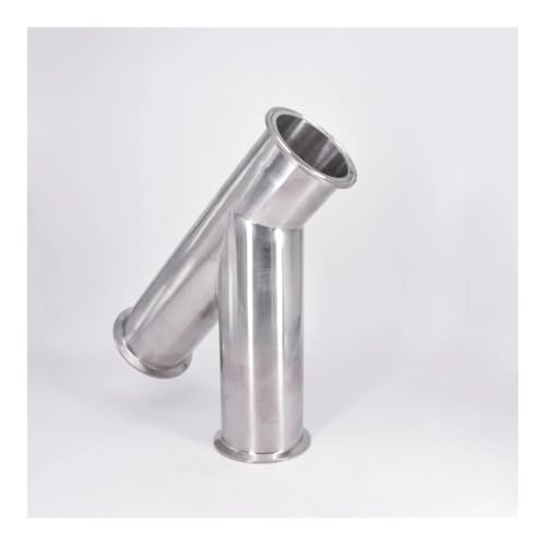 76mm Pipe OD 3" Tri Clamp Oblique Y Shaped 3 Way SUS 304 Stainless Fitting Spliter Homebrew Beer Wine von BYCIFRLG
