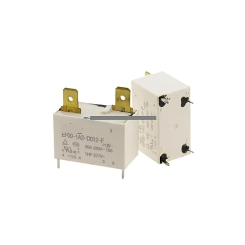 BYCIFRLG 2PCS 12V Relay EF00-1A2-D012-F EF00 1A2 D012 F Air Conditioning Relay DC12V 12VDC 4PIN Replace 102F/G4A/891WP von BYCIFRLG