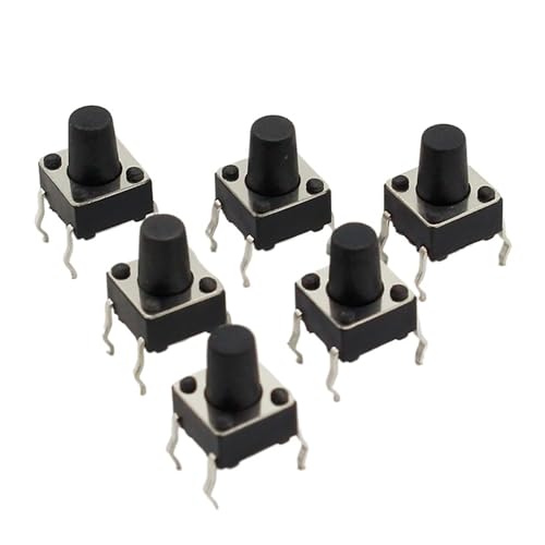 BYCIFRLG 50pcs/Lot 6x6x8MM 4PIN G93 Tactile Tact Push Button Switch Direct Self-Reset DIP von BYCIFRLG
