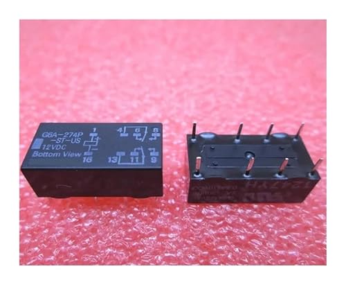 BYCIFRLG Relay G6A-274P-ST-US 12VDC G6A-274P-ST-US-12VDC G6A-274P-ST G6A-274P G6A274PSTUS 12VDC DC12V 12V DIP8 10pcs/Lot von BYCIFRLG