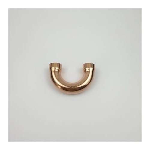 Copper 180 Elbow Plumbing Pipe Fitting Water Gas Oil Scoket Weld Coupler End Feed 180 Deg 25.4mm x1mm x76 von BYCIFRLG