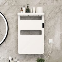 byecold Badheizkörper 90x46 cm Bad Heizkörper mit Ablage, Touchschalter Timer,Handtuchhalter Heizung Elektrisch Badezimmer Handtuchwärmer von BYECOLD