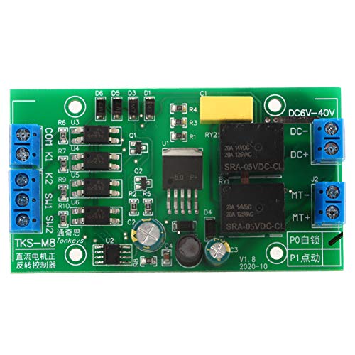 Gleichstrommotor-Rotationsregler Vorwärts-Rückwärts-Relaisschaltermodul Optokoppler-Kopplung Geringer Stromverbrauch für die Motorrotation von BYERZ