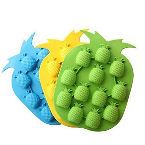 BYFRI Ananas-Form-Eiswürfel einfrieren Mold Bar-Party-Getränk-EIS-Behälter-EIS-Hersteller-Form zufällige Farbe von BYFRI
