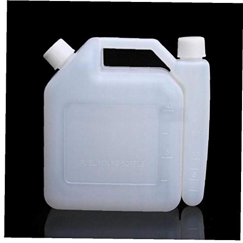 BYFRI 1l Öl Mischflasche Für Kettensägen Trimmer Rasenmäher Linie Strimmers von BYFRI
