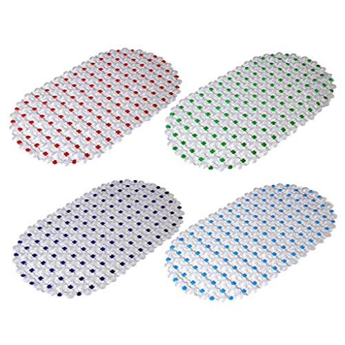 BYFRI Dusche Nichtrutschmatten Sicherheit Absaugung Für Badezimmer Wc PVC Badewanne Matte Massage Pad Teppich von BYFRI