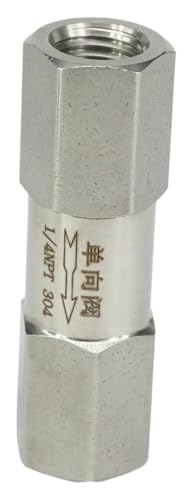 1/4 "NPT Weibliche Überprüfen Einweg Ventil 304 Edelstahl Wasser Gas Öl Nicht-Rückkehr Hochdruck 1/4 "NPT Weibliche Überprüfen Einweg Ventil 304 Edelstahl Wasser Gas Öl Nicht-Rückkehr Hochdruck von BYINGS