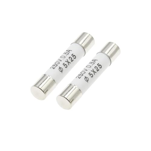 10 STÜCKE RO55 Sicherung BS1362 5 * 25mm 0,5A 1A 2A 3A 6A 8A 10A 15A 16A 20A 25A 250 V Keramiksicherung 6X25 MM Keramikversicherungsrohr(5X25MM,3A) von BYINGS