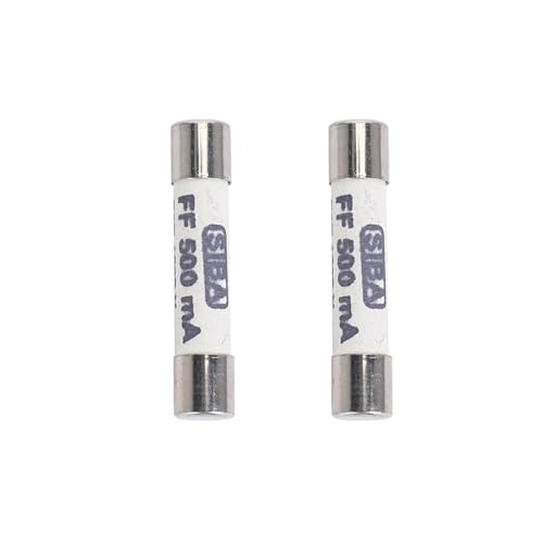 2 x 1000 V 500 mA 6,3 32 mm weiße Keramiksicherung for Multimeter von BYINGS