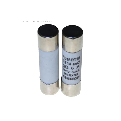 5 stücke 10 * 38 R015 RT18 Flinke Rohrsicherungen mm 500 V 1A 2A 3A 4A 5A 6A 8A 10A 16A 20A 25A 32A Sicherung Keramiksicherung(1A) von BYINGS