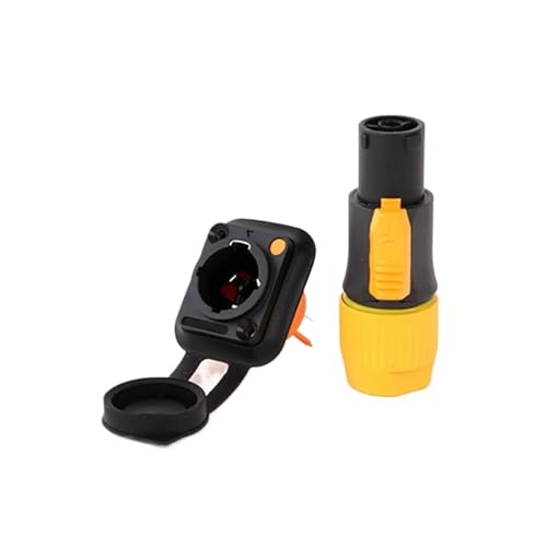 BYINGS 10 stücke 3Pins Wasserdicht Locking Männlichen Kabel P-lug Weibliche Chassis NAC3MPX oder NAC3MX-W + NAC3FPX + Powercon Stecker NAC3FX-W von BYINGS