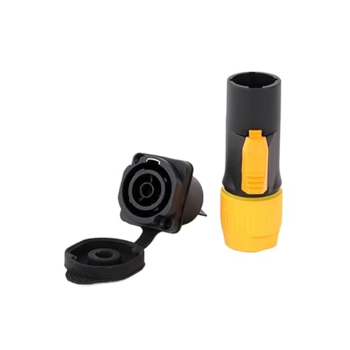 BYINGS 10 stücke 3Pins Wasserdicht Locking Männlichen Kabel P-lug Weibliche Chassis NAC3MPX oder NAC3MX-W + NAC3FPX + Powercon Stecker NAC3FX-W von BYINGS