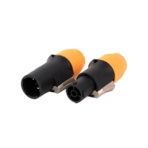 BYINGS 10 stücke 3Pins Wasserdicht Locking Männlichen Kabel P-lug Weibliche Chassis NAC3MPX oder NAC3MX-W + NAC3FPX + Powercon Stecker NAC3FX-W von BYINGS