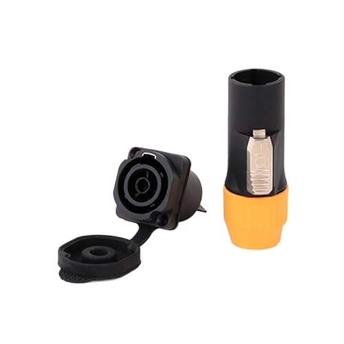 BYINGS 10 stücke 3Pins Wasserdicht Locking Männlichen Kabel P-lug Weibliche Chassis NAC3MPX oder NAC3MX-W + NAC3FPX + Powercon Stecker NAC3FX-W von BYINGS