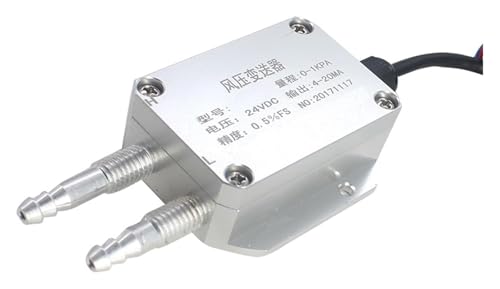 Differenzdrucktransmitter, 0-100 Kpa Differenzdruckwandler Digitaler Mikrodifferenz-Winddrucktransmitter 4-20 mA 0-10 V 0-5 Sensor(0-4KPa) von BYINGS