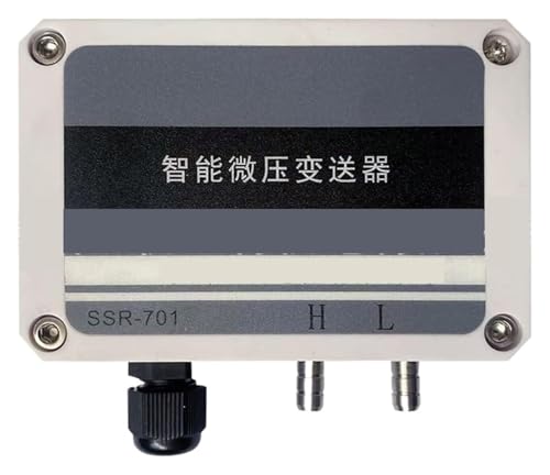 Differenzdrucktransmitter Drucktransmitter 0-5 V Mikro-Differenzdrucksensor 4-20 mA Lüfterdruck Kanaldifferenzdruck Unterdruckmessgerät 0-10(±200pawithoutdisplay) von BYINGS