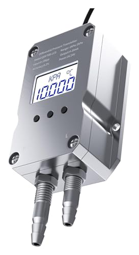 Differenzdrucktransmitter LCD-Drucksensor Digitaler Winddifferenzdrucktransmitter RS485-1000-1000Kpa Druckwandler(0-4 Kpa) von BYINGS