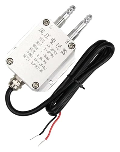 Differenzdrucktransmitter Winddrucktransmitter Mikrodifferenzdrucksensor 4-20 mA Ofenunterdruck 0-5 V 10 Winddifferenzdrucktransmitter(-100~100Pa) von BYINGS