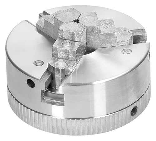 Dreibackenfutter, legiertes 4-Backen-/3-Backenfutter, Pleuelstange, selbstzentrierendes Drechselfutter, optionales Klemmzubehör for Metalldrehmaschinen(3 jaws-8mm) von BYINGS