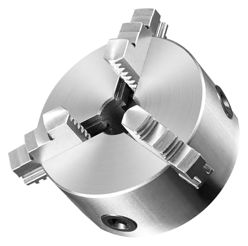 Dreibackenfutter 3-Backen-Drehfutter 100/125/160/200/250 mm Selbstzentrierendes Drehfutter Mehrfachspannbereich for Drehmaschine(K11-100 100mm) von BYINGS