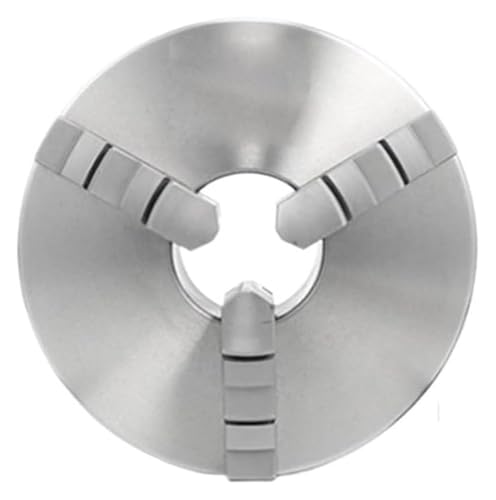 Dreibackenfutter K11 Drehfutter Dreibacken Manuell Selbstzentrierend K11-100 K11-125 K11-160 K11-200 Mit Befestigungsschraube for Schleifen Fräsen Drehen(125mm) von BYINGS