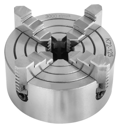 Dreibackenfutter K72-125 Drehfutter 5 Zoll 4-Backen Unabhängiges Umkehrbacken-Metalldrehfutter Drehmaschinenzubehör for Drehmaschinen Dreibackenfutter K72-125 Drehfutter 5 Zoll 4-Backen Unabhängiges Umkehrbacken-Metalldrehfutter Drehmaschinenzubehör for Drehmaschinen von BYINGS