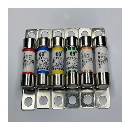 EV315 Rohr Sicherung EV315-L-3E 10A 15A 20A 30A 40A 50A 500VDC Zubehör(20A) von BYINGS