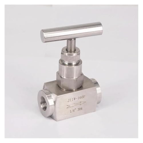 Hochdruck 320 Bar 1/4 "BSP Weibliche 304 Edelstahl Flow Control Absperrventil Wasser Gas Öl Kraftstoff Hochdruck 320 Bar 1/4 "BSP Weibliche 304 Edelstahl Flow Control Absperrventil Wasser Gas Öl Kraftstoff von BYINGS