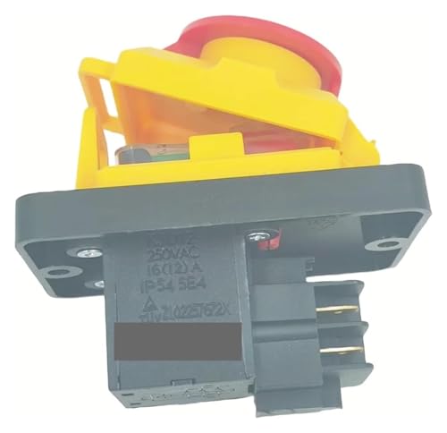 KJD12 250 V 4-poliger Start-Stopp-Druckknopfschalter ohne Voltfreigabe von BYINGS