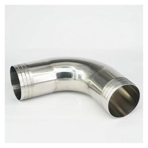 Passend for 76 mm 3 Zoll Innendurchmesser Schlauch mit Widerhaken aus Edelstahl 304, 90-Grad-Rohrbogenverschraubung Passend for 76 mm 3 Zoll Innendurchmesser Schlauch mit Widerhaken aus Edelstahl 304, 90-Grad-Rohrbogenverschraubung von BYINGS