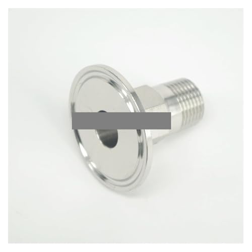 Sechskantmutter 1/2 Zoll BSP männlich x 1,5 Tri-Clamp 304 Edelstahl-Rohrverschraubung Anschluss for Home Brew Sechskantmutter 1/2 Zoll BSP männlich x 1,5 Tri-Clamp 304 Edelstahl-Rohrverschraubung Anschluss for Home Brew von BYINGS