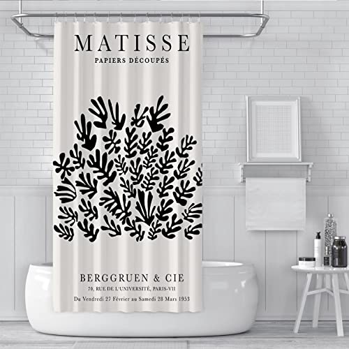 Berühmte Gemälde auf Duschvorhang gedruckt Henri Matisse Gemälde Duschvorhänge Hotel Qualität Design Home Hotel Maschinenwaschbar 200x200cm von BYJING Art