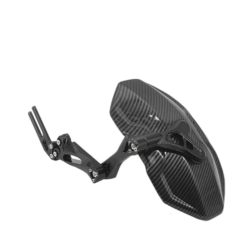 Craft Motorrad 3. Generation Heckfender, Verstellbar, Nachahmung Aus Kohlefaser, Aluminiumlegierung, Hinterrad-Kotflügel(B) von BYKJQKKDC