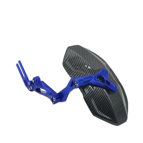 Craft Motorrad 3. Generation Heckfender, Verstellbar, Nachahmung Aus Kohlefaser, Aluminiumlegierung, Hinterrad-Kotflügel(C) von BYKJQKKDC
