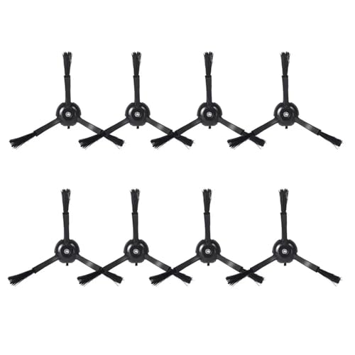 Ersatz-Seitenbürste, Kompatibel Mit Roborock S6 S60 S6 Pure S6 MaxV S55 S50 S51 S5 Max E25 E35, Haushaltsteil For Roboterstaubsauger(8pc black) von BYKJQKKDC