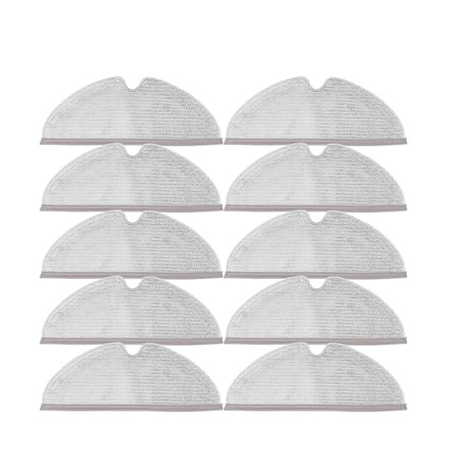 Wischtuchzubehör, Kompatibel Mit Xiaomi Q7 Max / Q7 Max+ / T8 S5, Ersatz For Waschbare Wischlappen For Roboterstaubsauger(10PCS) von BYKJQKKDC