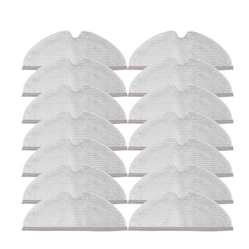Wischtuchzubehör, Kompatibel Mit Xiaomi Q7 Max / Q7 Max+ / T8 S5, Ersatz For Waschbare Wischlappen For Roboterstaubsauger(16pcs) von BYKJQKKDC