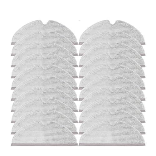 Wischtuchzubehör, Kompatibel Mit Xiaomi Q7 Max / Q7 Max+ / T8 S5, Ersatz For Waschbare Wischlappen For Roboterstaubsauger(20pcs) von BYKJQKKDC